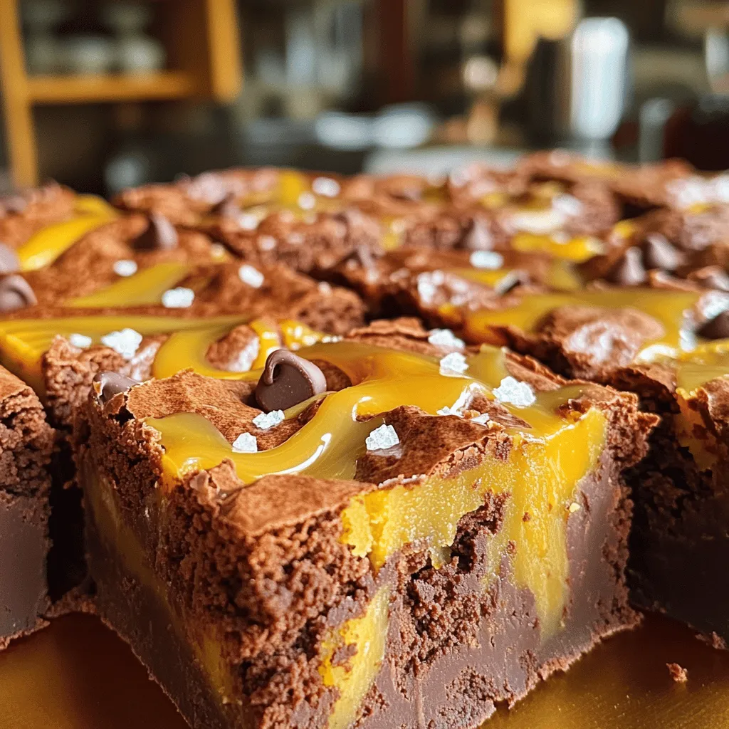 Caramel Mocha Brownies verführerisch und schokoladig