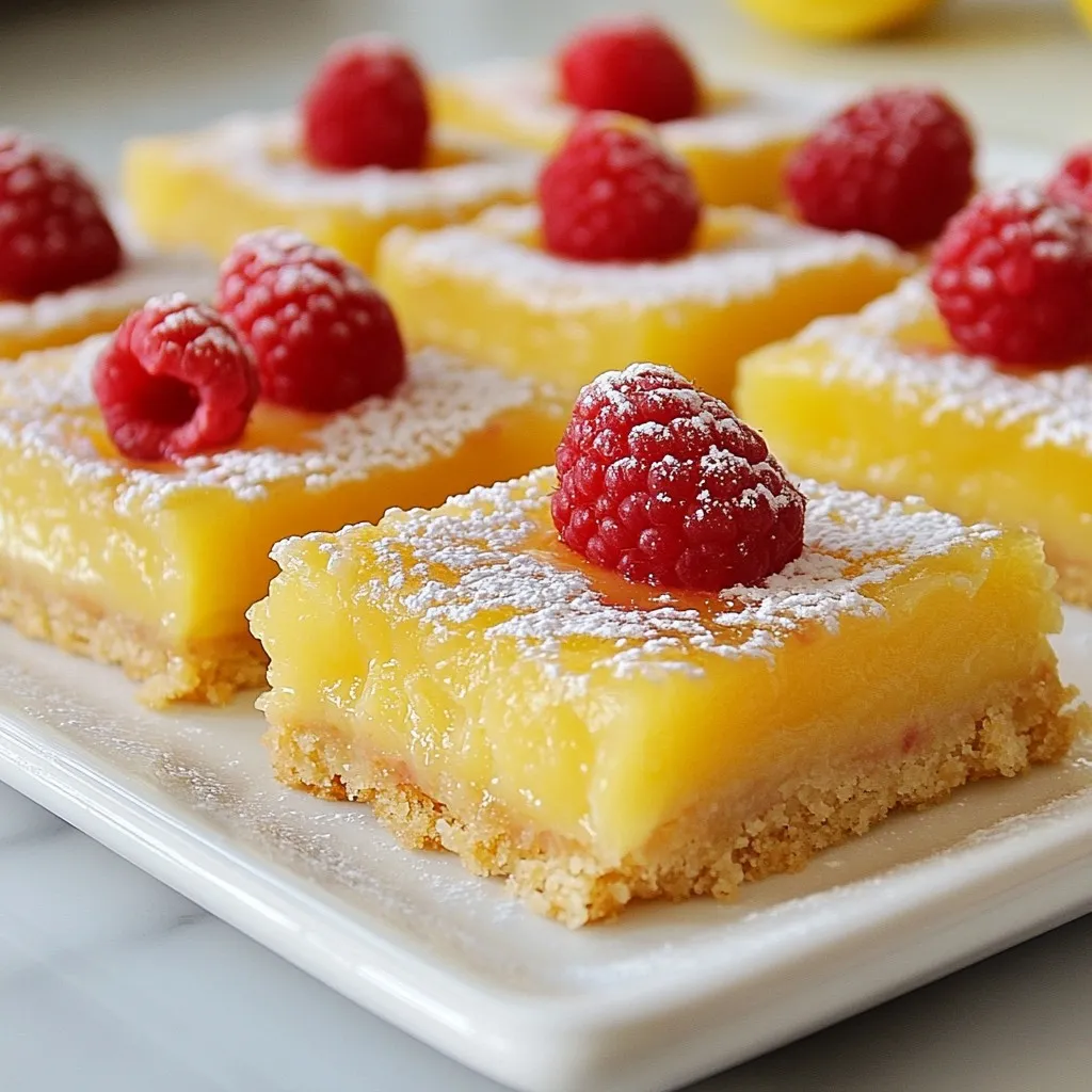 Himbeer-Zitronen-Riegel Frisch und Erfrischend Genießen