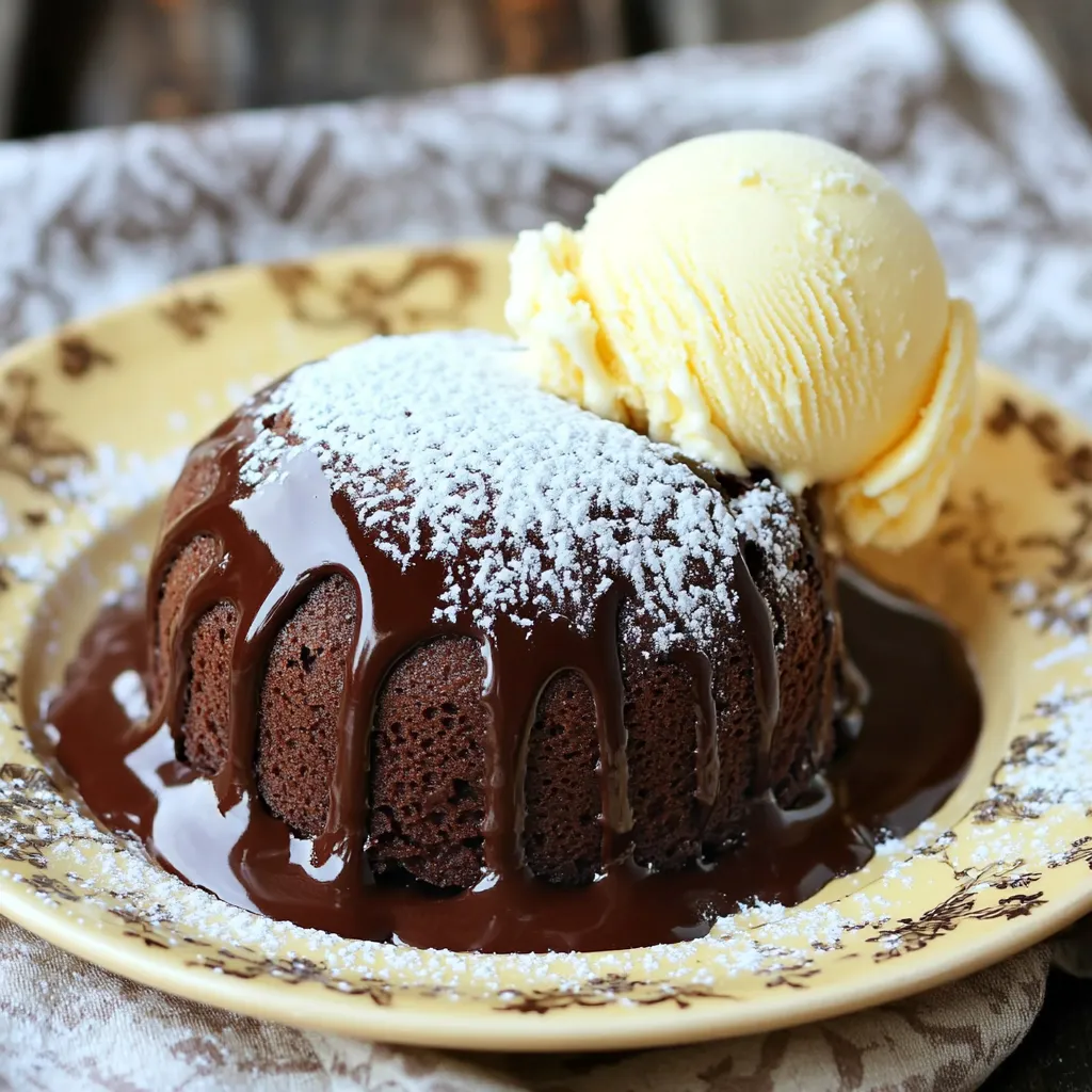 Slow Cooker Chocolate Lava Cake Schokoladengenuss Pur