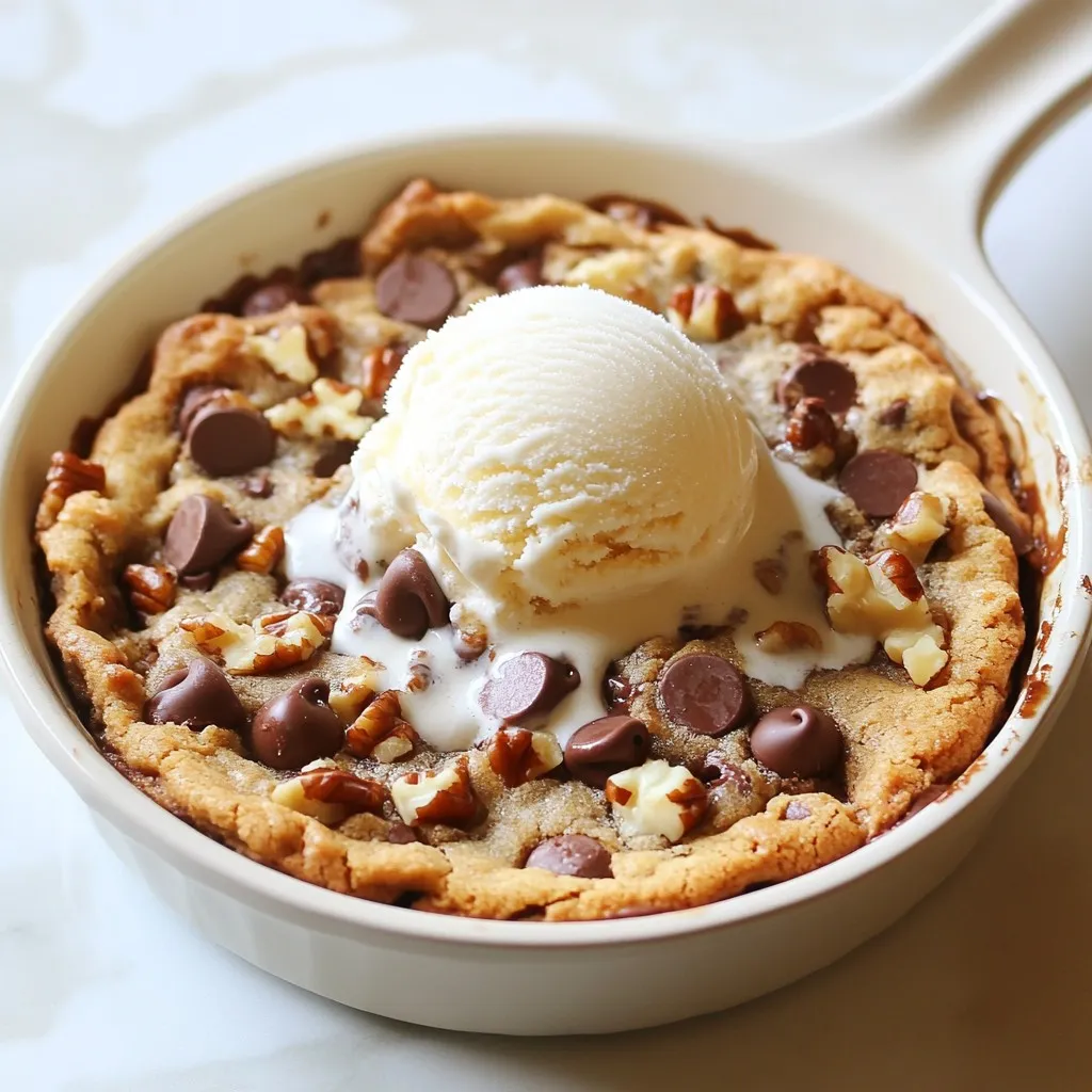 Schokoladenkeks-Pfanne einfach und köstlich zubereiten