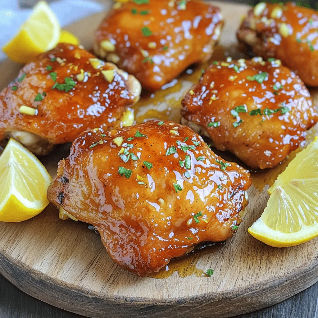 Schnelles und schmackhaftes Honig-Zitronen-Hähnchen