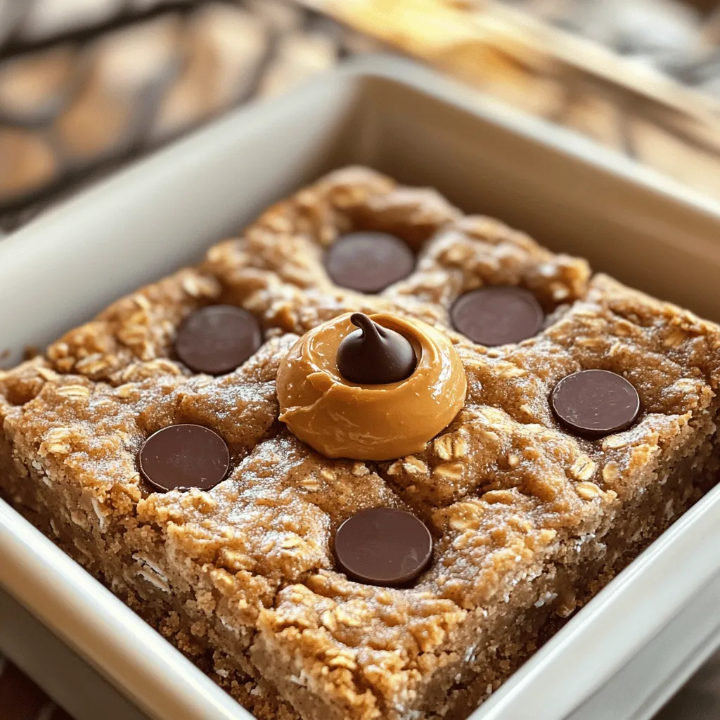 Peanut Butter Blossom Bars Einfach und Lecker genießen