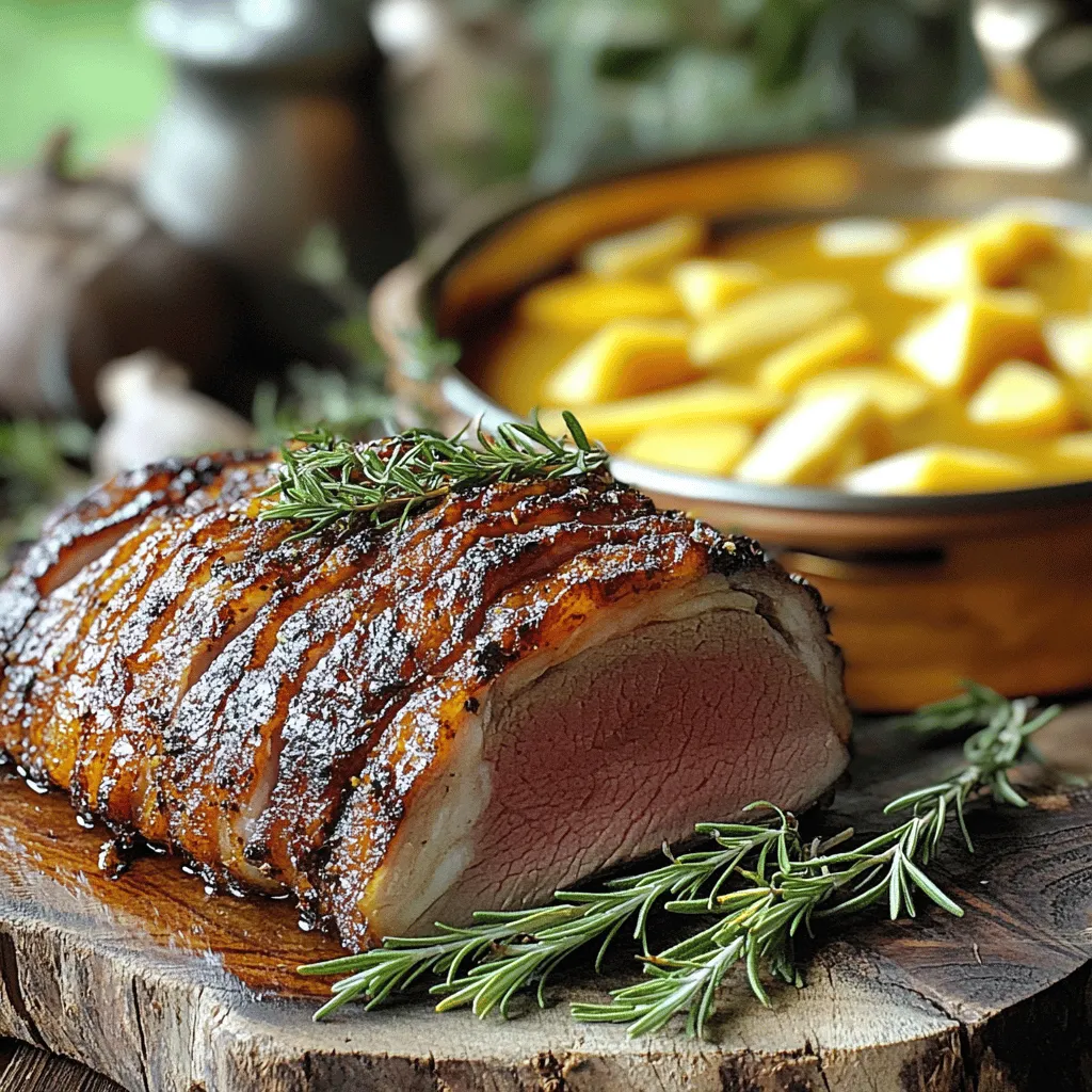 Um ein köstliches Rosmarin-Roastfleisch zuzubereiten, sind frische und hochwertige Zutaten wichtig. Beginnen wir mit dem Fleisch. Der Schweinebraten ist die beste Wahl. Ich empfehle, Schweineschulter oder -rücken zu verwenden. Diese Stücke sind saftig und zart. Sie haben genug Fett, um beim Garen Geschmack abzugeben.