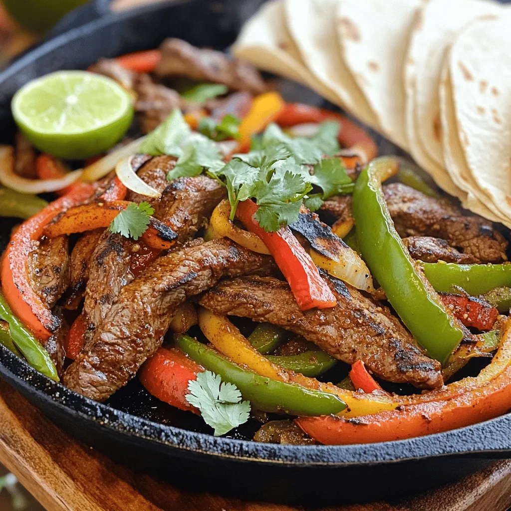 Sizzling Beef Fajitas Leckere Aromatische Mahlzeit