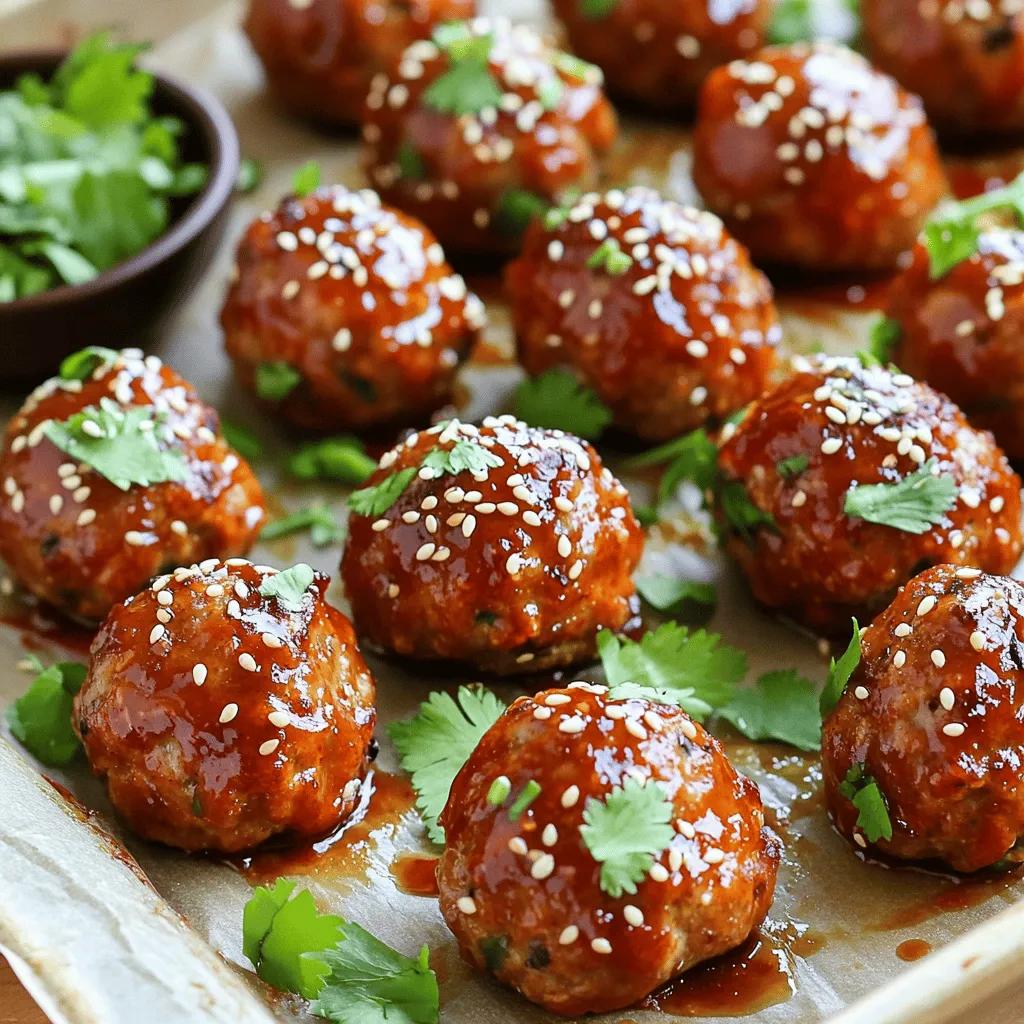 Spicy Korean BBQ Meatballs Einfach und Lecker Rezept