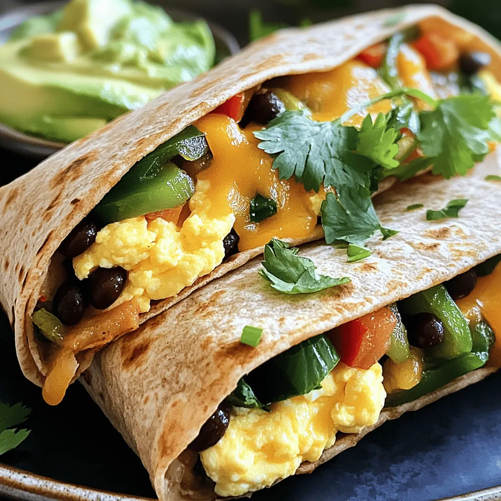 Veggie-Packed Breakfast Burritos Lecker und Nahrhaft