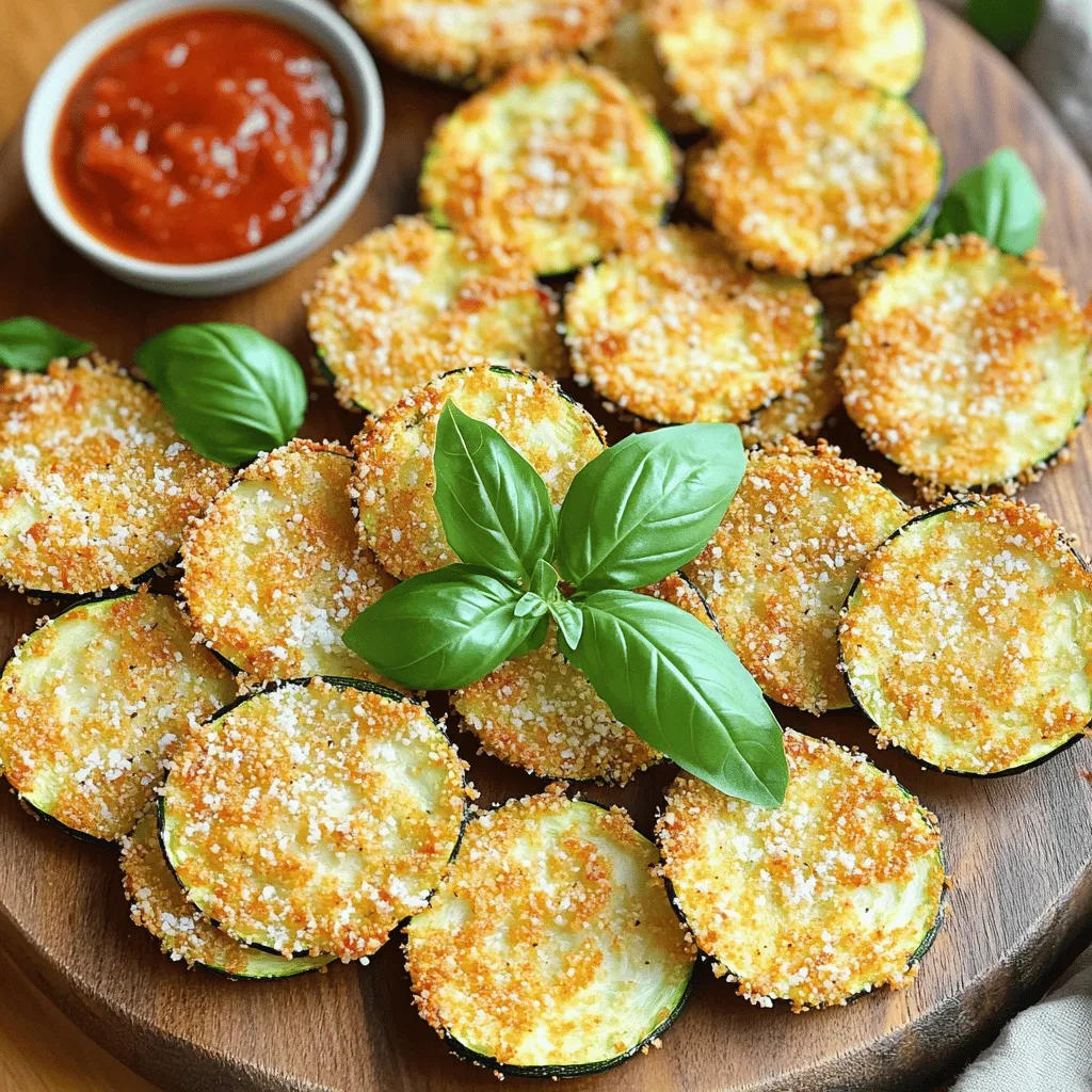Air Fryer Zucchini Parmesan Chips Knuspriger Genuss