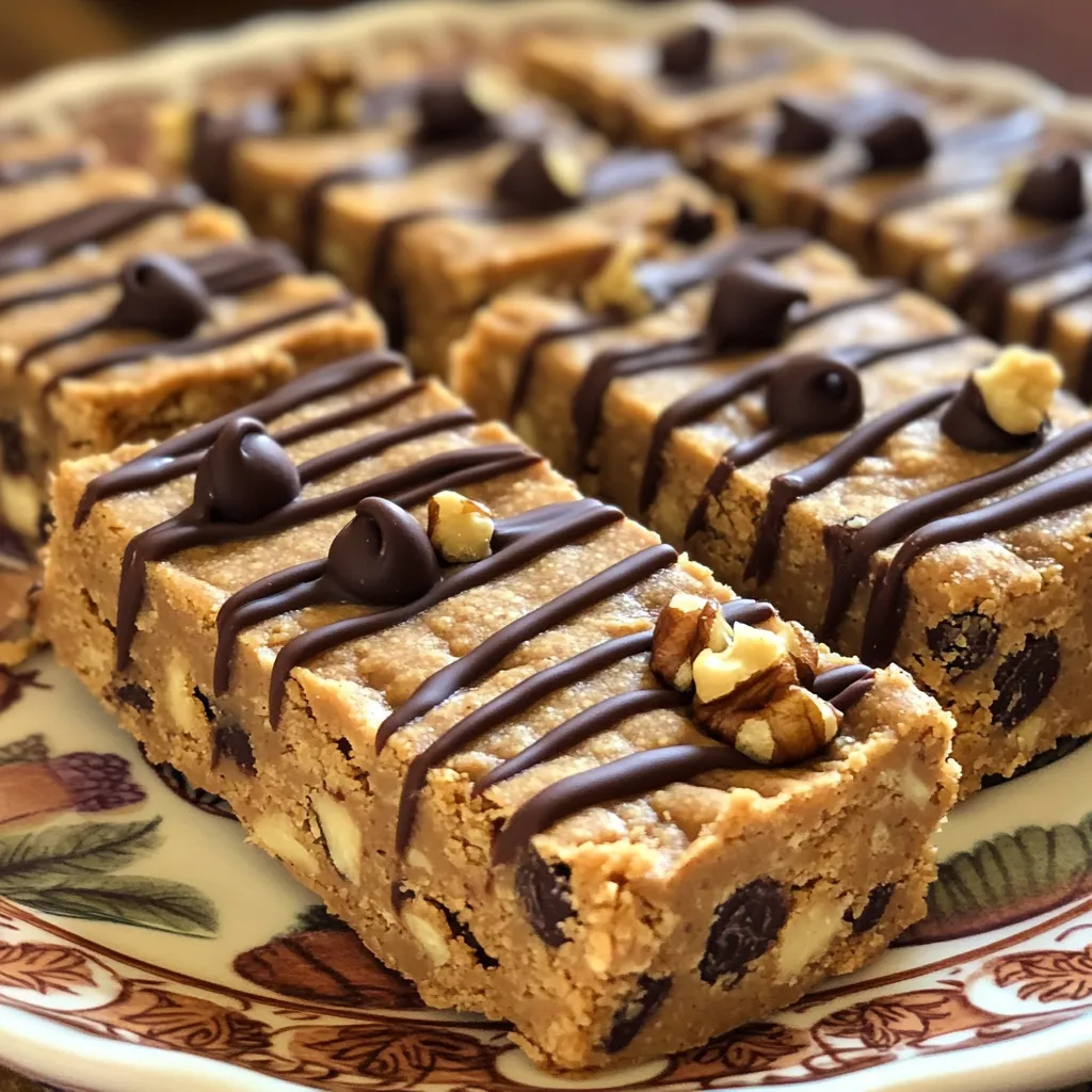 No-Bake Cookie Dough Protein Riegel für Energie