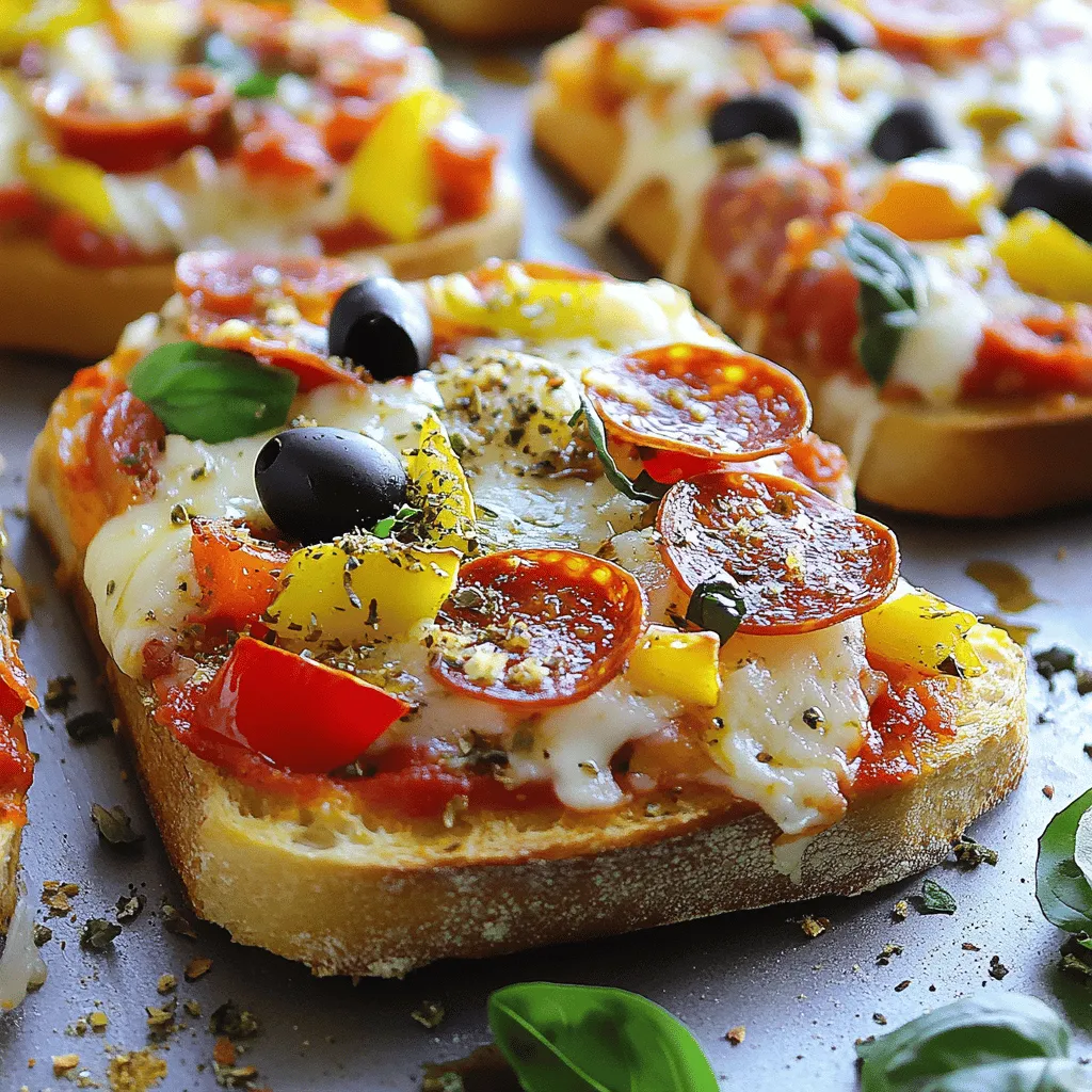 - 4 dicke Scheiben Sauerteigbrot - 1 Tasse Marinara-Sauce - 1 ½ Tassen geriebener Mozzarella-Käse - ½ Tasse Peperoni-Scheiben