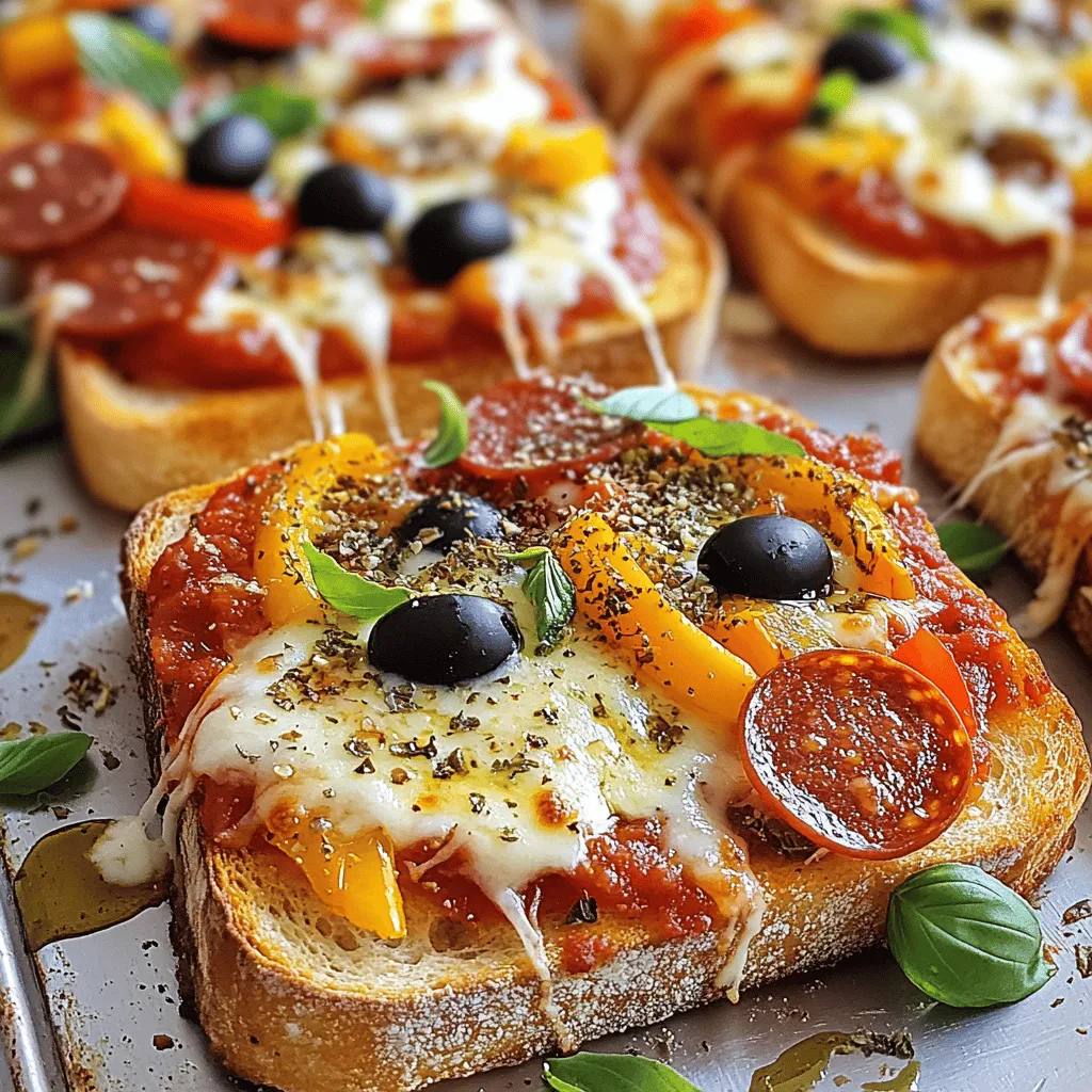 Pizza Toasts Schneller Genuss für jeden Anlass