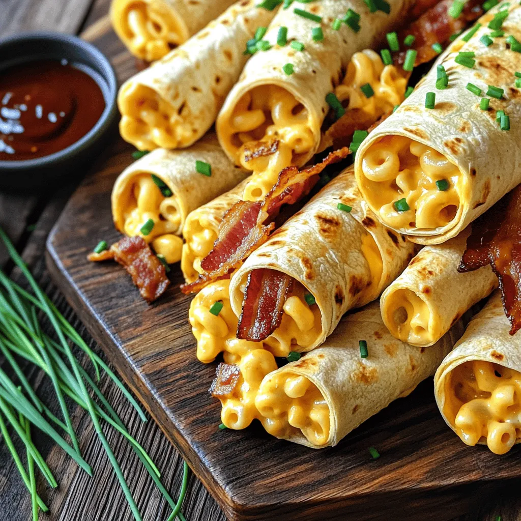 Bacon Mac’n’cheese Burger Wrap Schnelles Rezept genießen