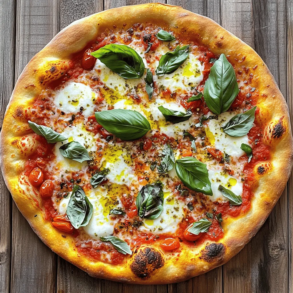 Classic Margherita Pizza Einfaches Rezept für Genuss
