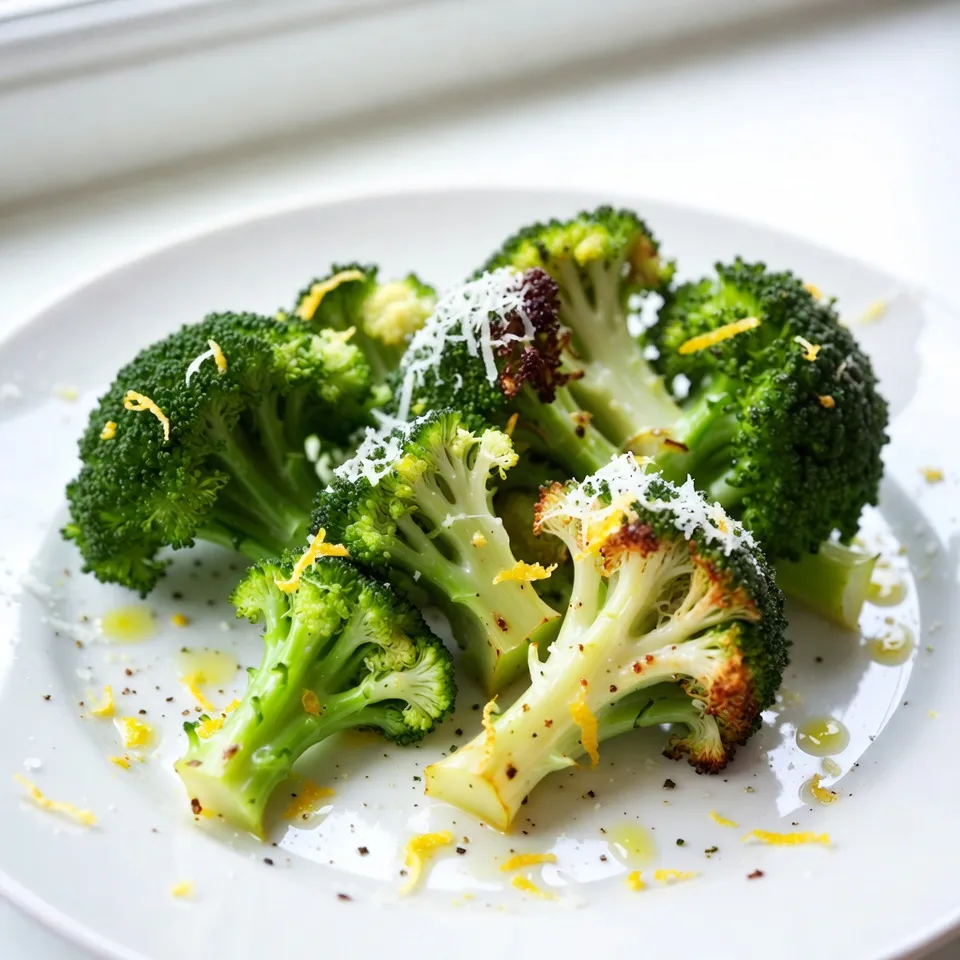 Parmesan Herb Roasted Broccoli leckeres Gemüsegericht