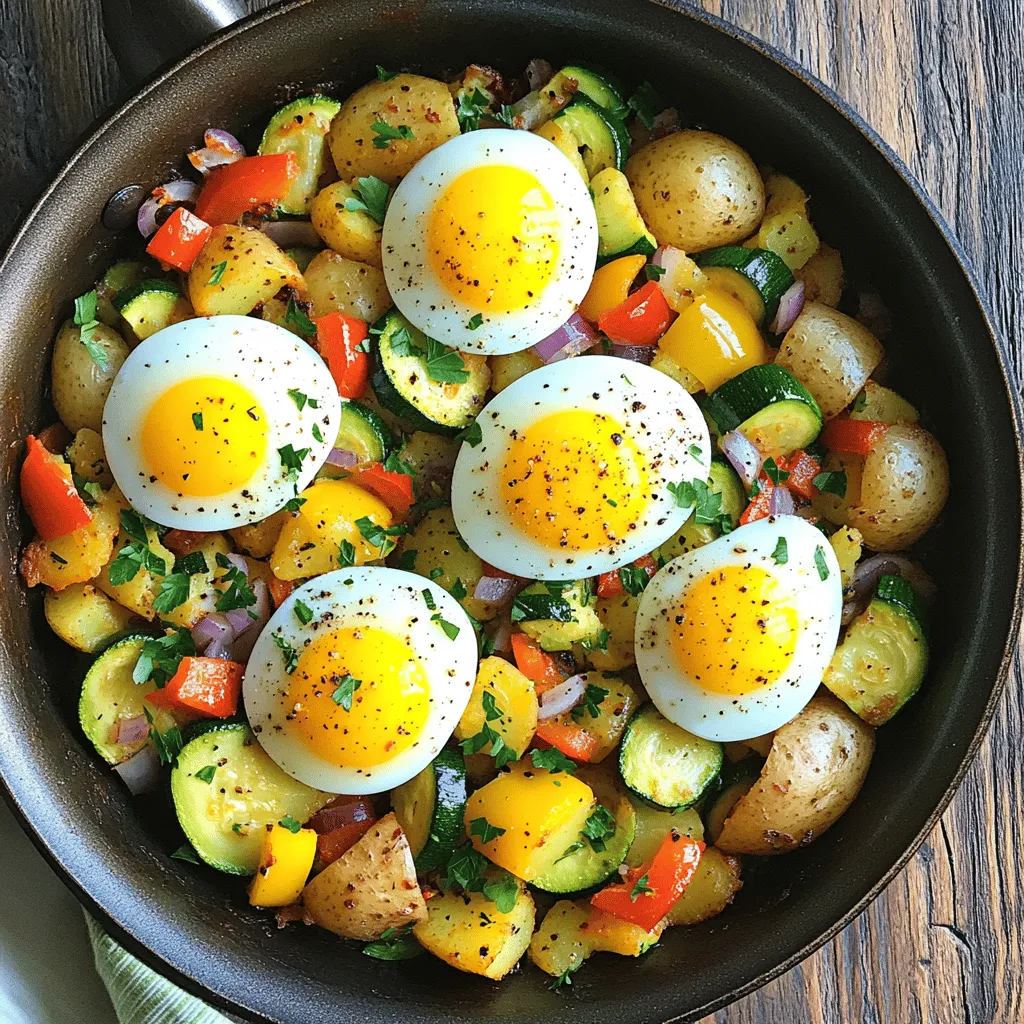 Zucchini Breakfast Hash Herzhaftes Frühstücksrezept