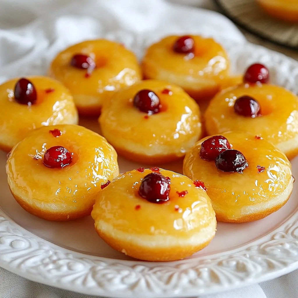 Cranberry Orange Glazed Donuts saftig und frisch