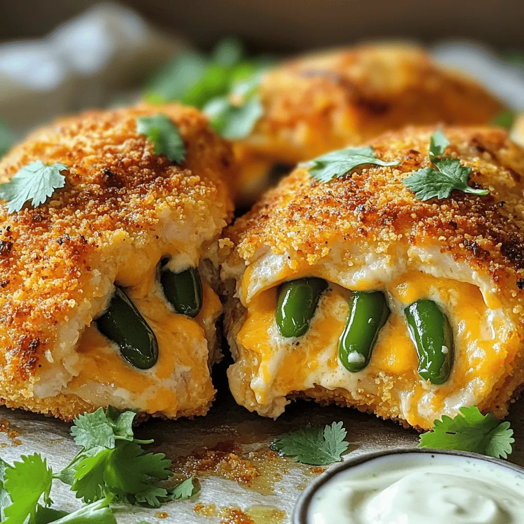 Air Fryer Jalapeño Popper Stuffed Chicken Rezept
