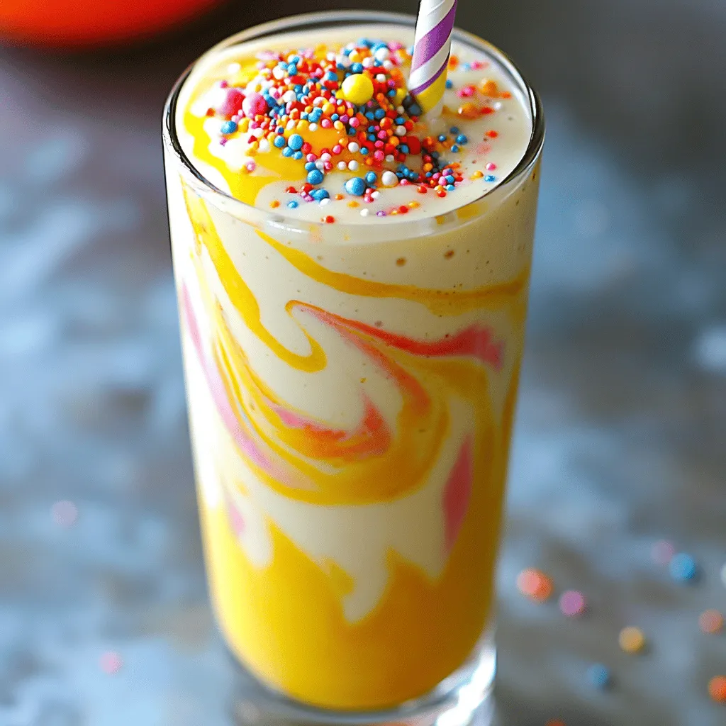 High-Protein Birthday Cake Smoothie Genuss für alle