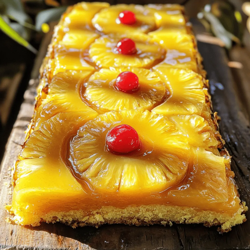 Hawaiian Pineapple Upside-Down Cake Einfach und Lecker