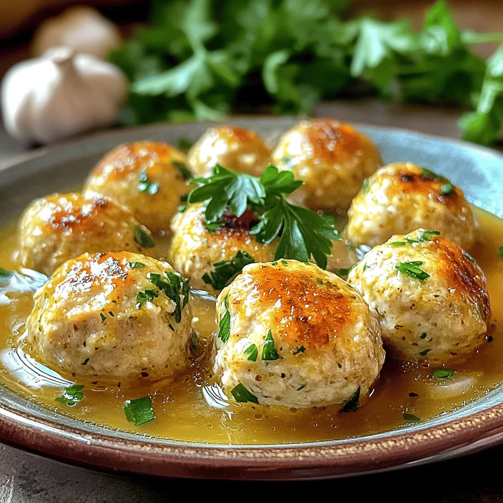 Garlic Parmesan Chicken Meatloaves Einfach und Lecker
