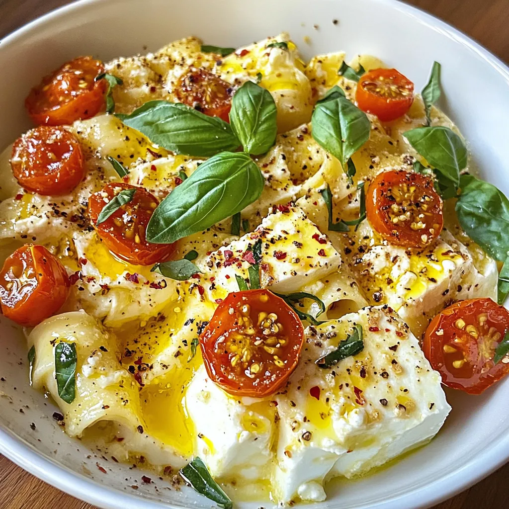 Baked Feta Pasta with Cherry Tomatoes Köstlicher Genuss