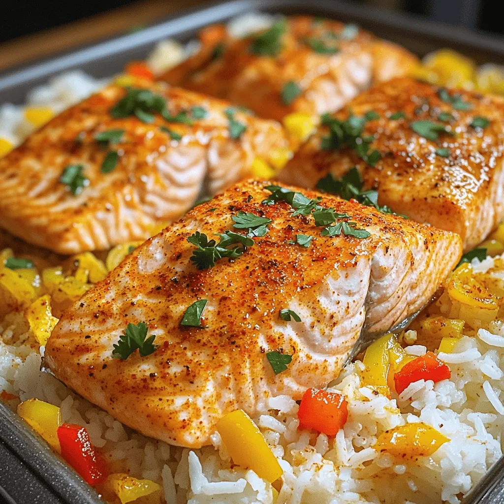 One-Pan Cajun Salmon &#038; Rice Schnelles und leckeres Gericht