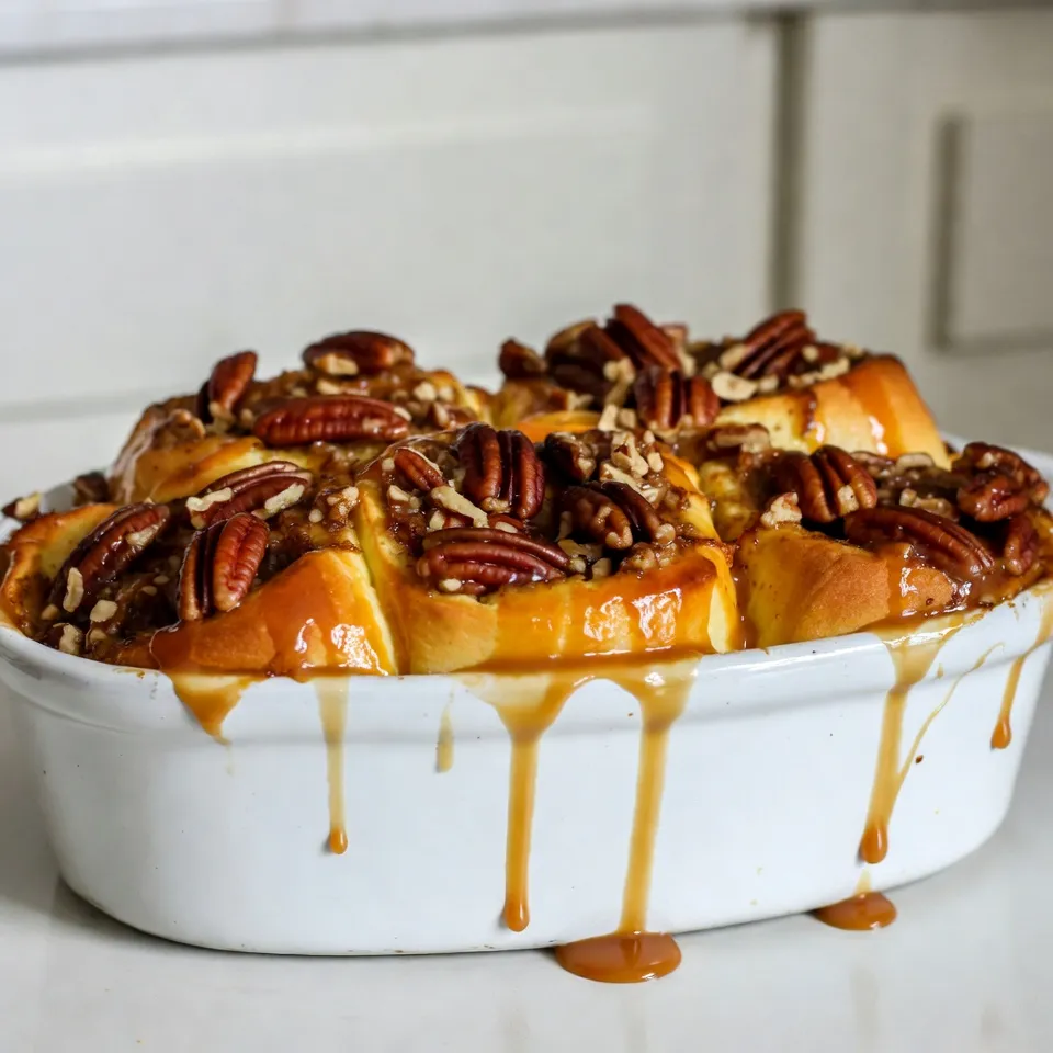 Karamell Pecan Sticky Buns Lecker und Einfach Rezept