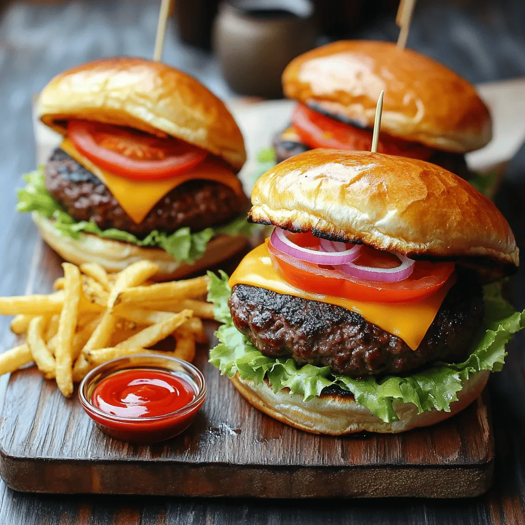 Um einen perfekten Rindfleischburger zu machen, brauchen Sie einige Hauptzutaten. Hier sind die Zutaten, die Sie benötigen: