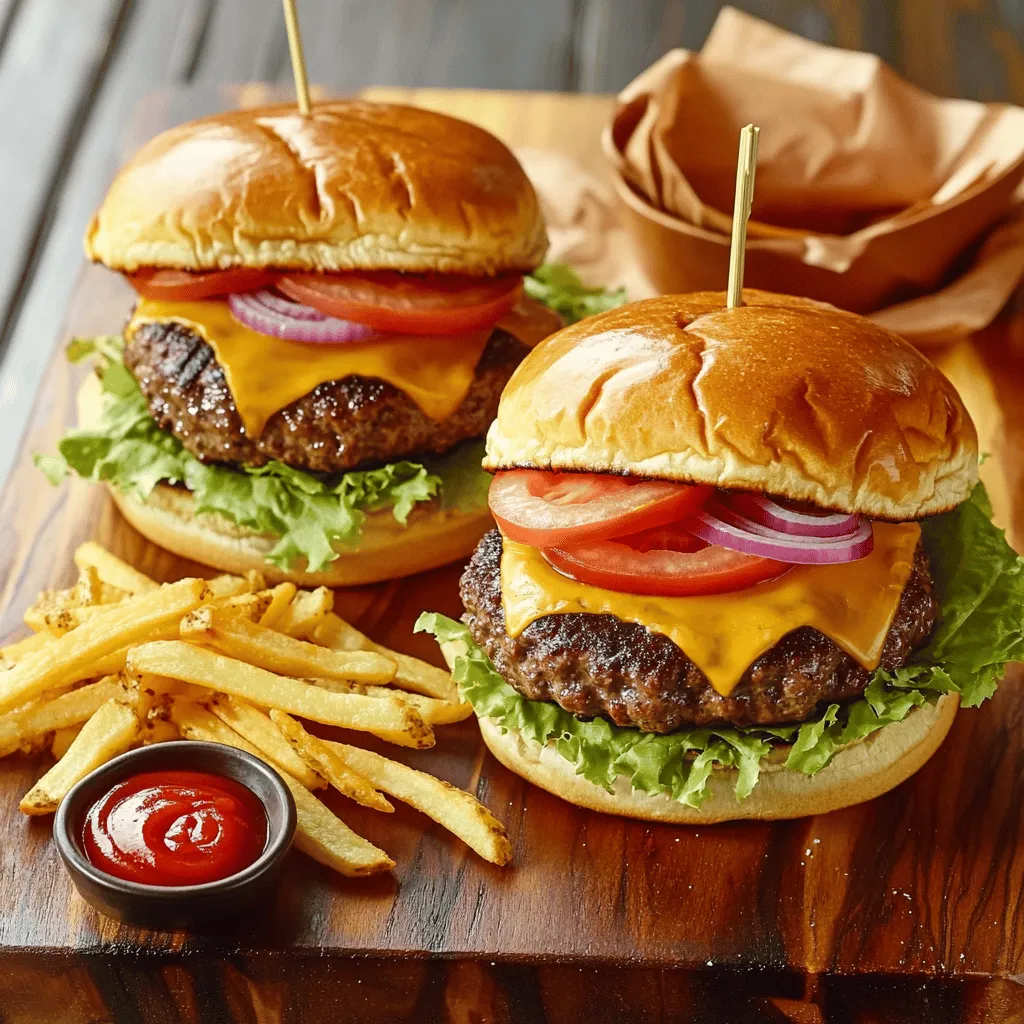 Köstlicher Cooking Classic Homemade Beef Burger Genuss