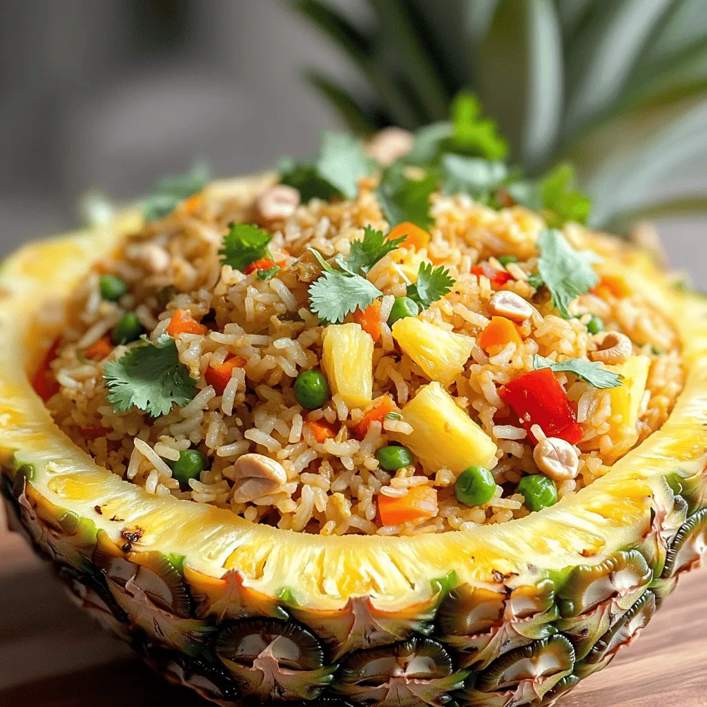 Pineapple Fried Rice Einfache und leckere Zubereitung