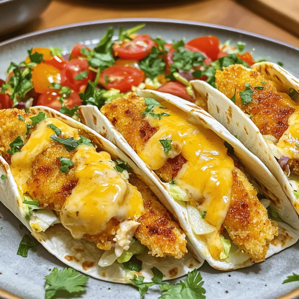 - 2 Hähnchenbrustfilets, in dünne Streifen geschnitten - 1 Tasse geriebener Cheddar-Käse - 3 Knoblauchzehen, fein gehackt