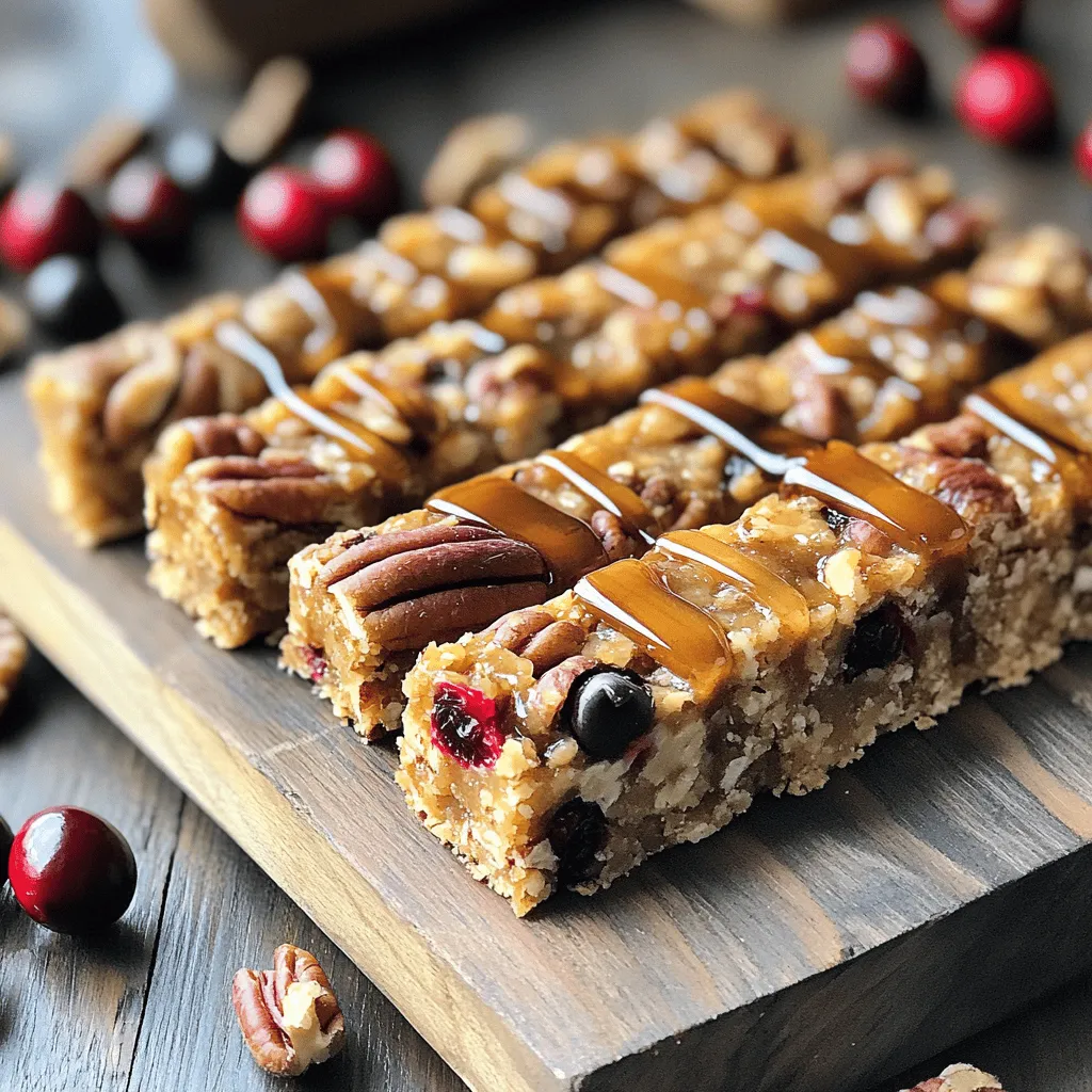 No Bake Maple Pecan Energy Bars für gesunde Energie