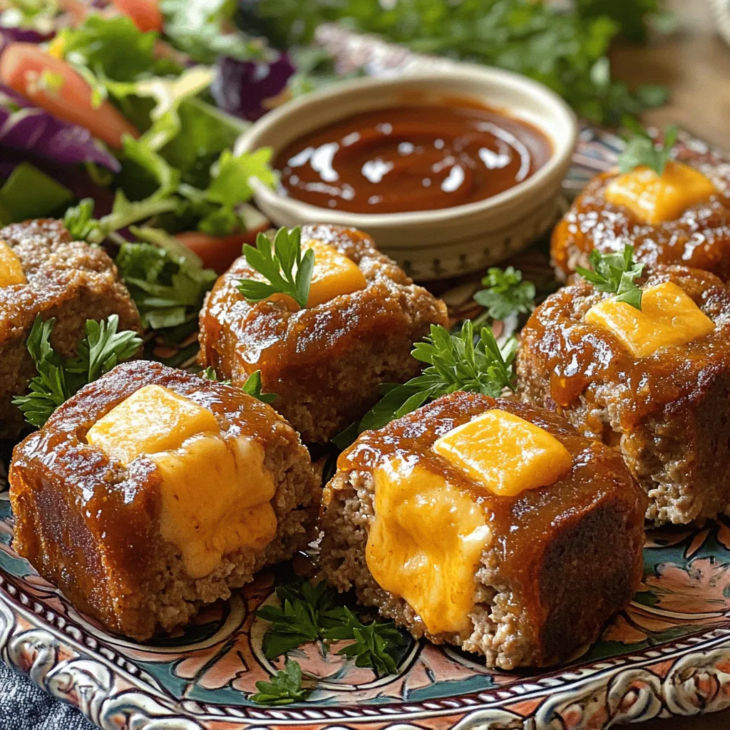 - 500 g Rinderhackfleisch - 100 g Cheddar-Käse, gewürfelt