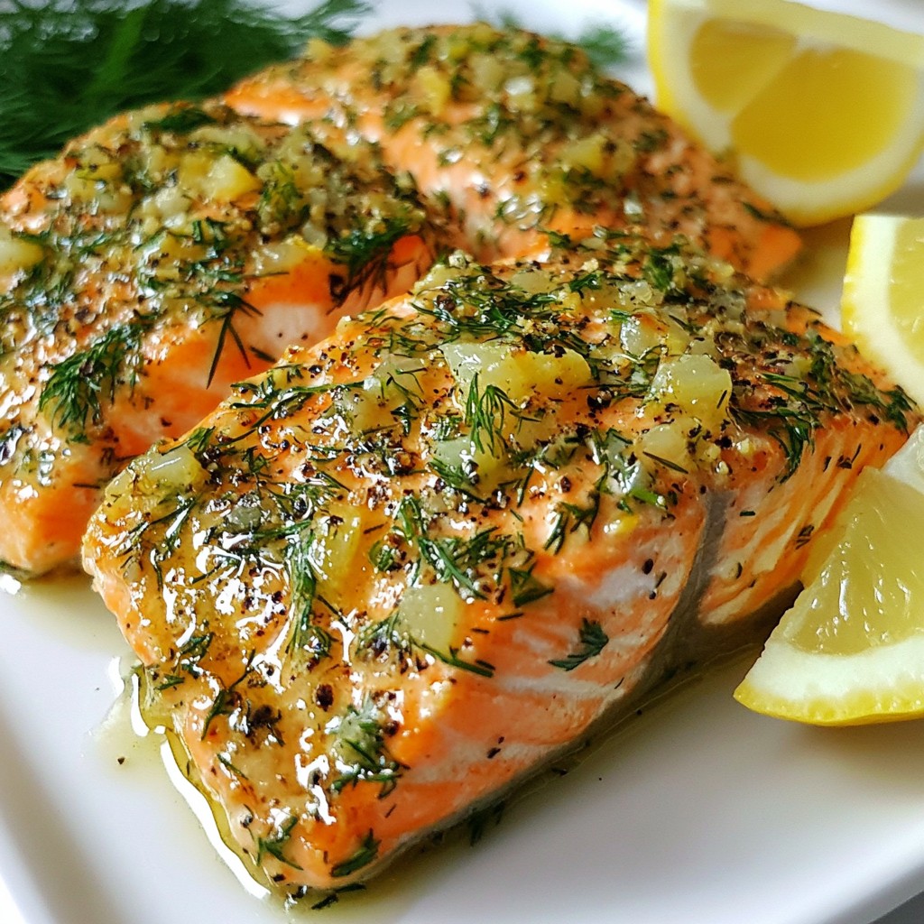 Woche Nacht Zitronen Kräuter Lachsfilets Einfaches Rezept