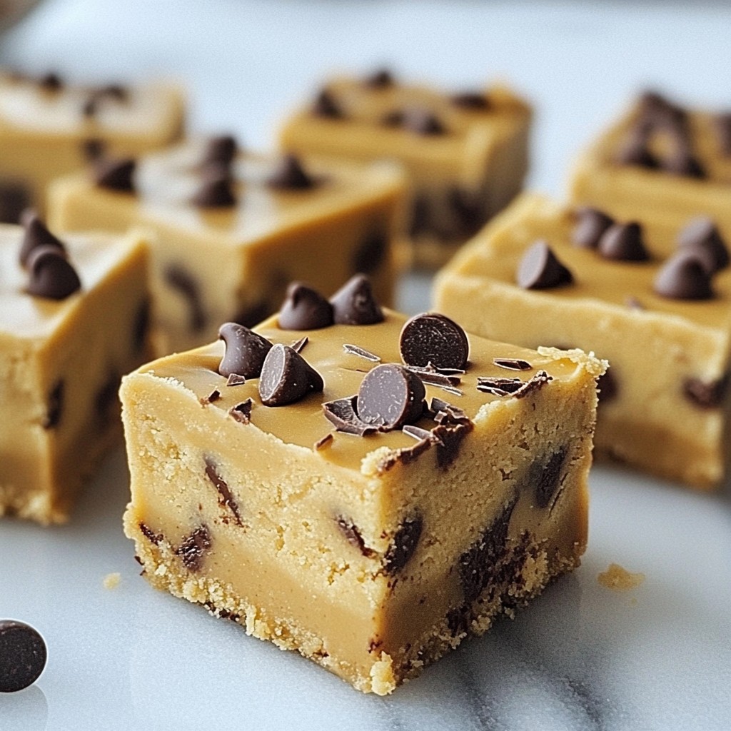 Chocolate Chip Cookie Dough Fudge Genuss Pur