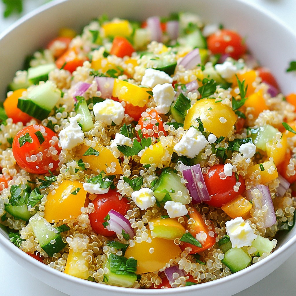 Lemon Herb Quinoa Salad Frisch und Gesund Genießen