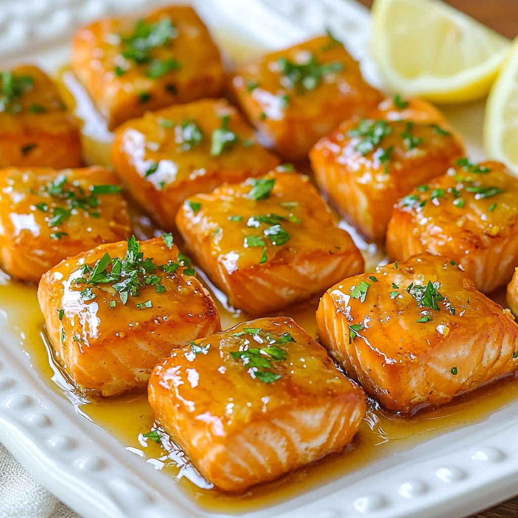 Maple Glazed Salmon Bites Einfaches und köstliches Rezept