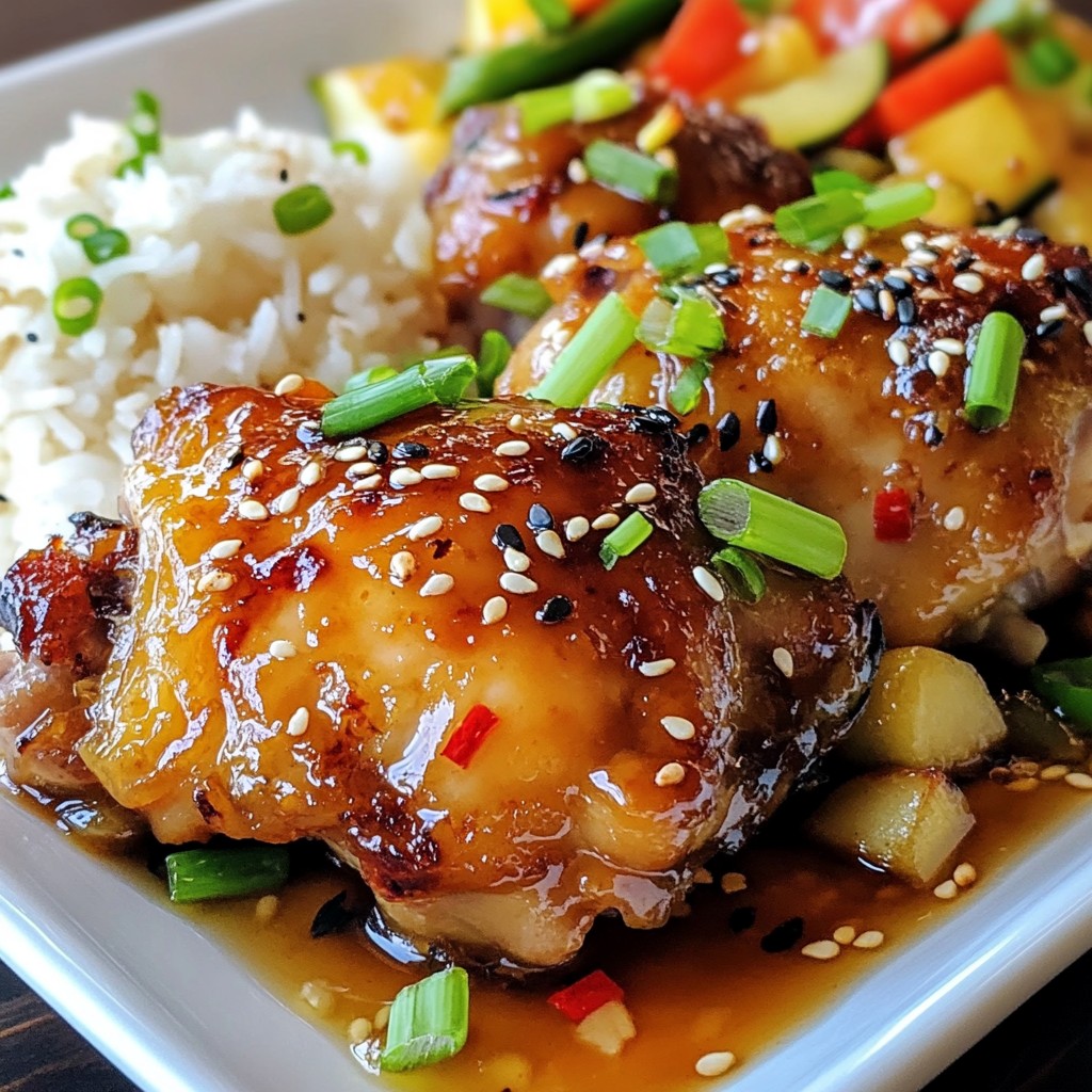 Süß-salzige Knoblauch-Hähnchenkeulen lecker zubereiten