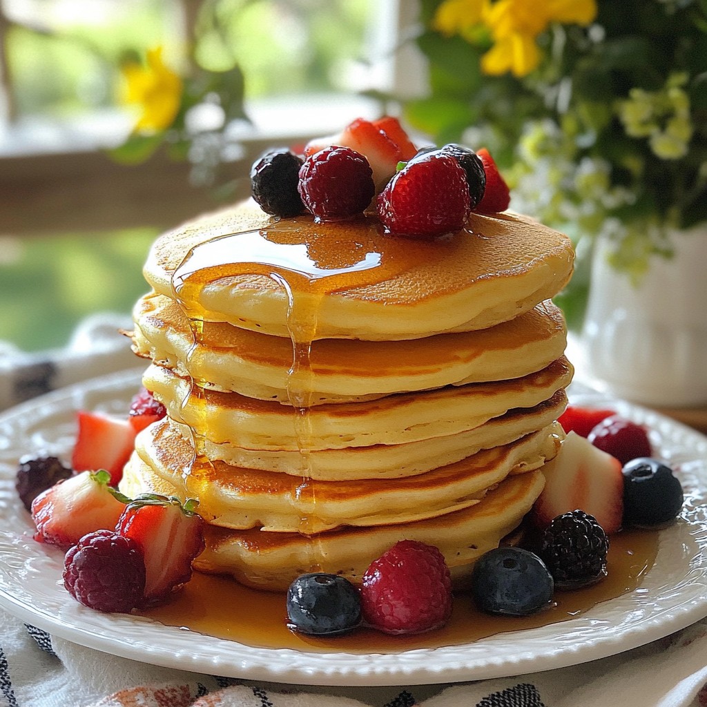 Mühelose Fluffige Ricottapfannkuchen Genussrezept