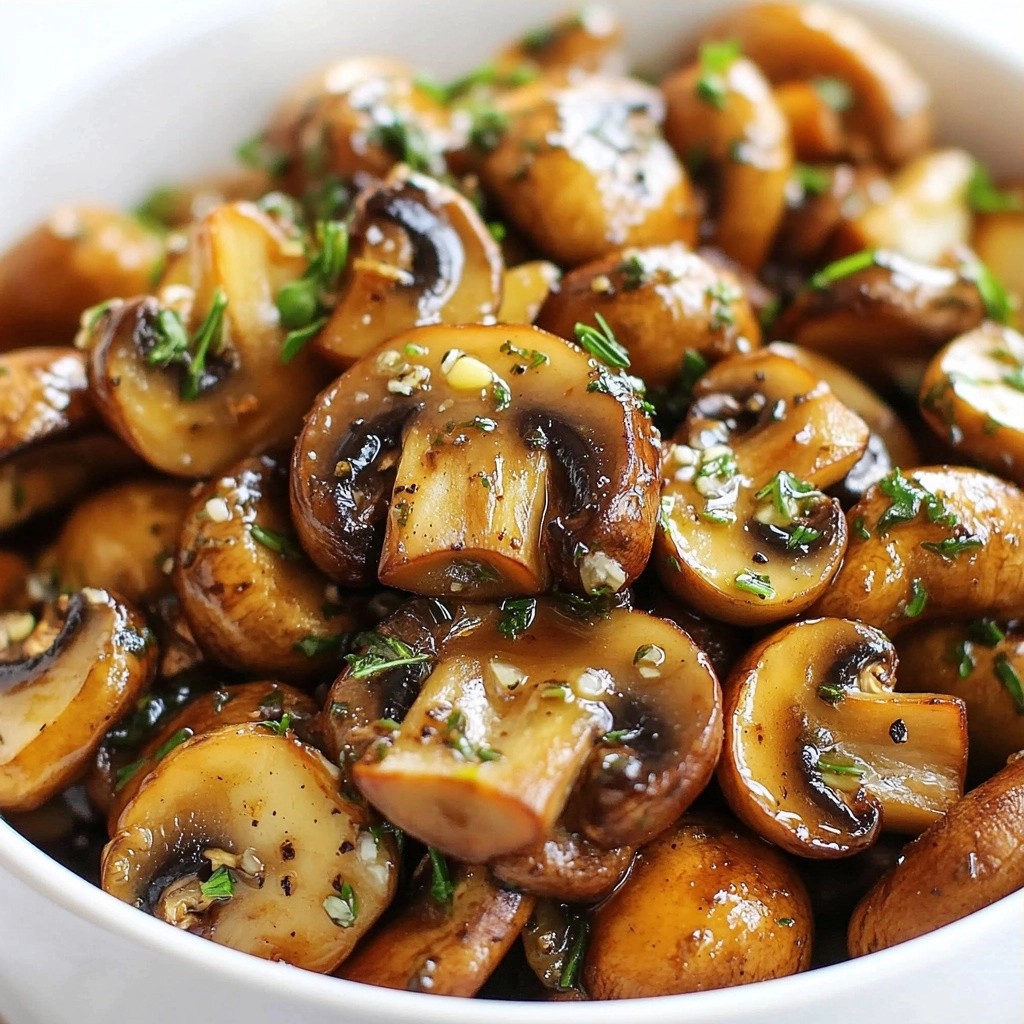 Savory quick side dish Herb Sautéed Mushrooms Rezept