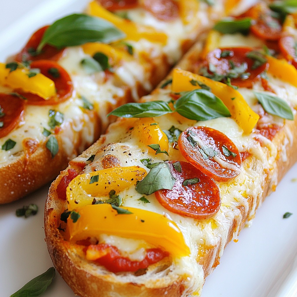 Stuffed French Bread Pizza Lecker und Einfach Zubereiten