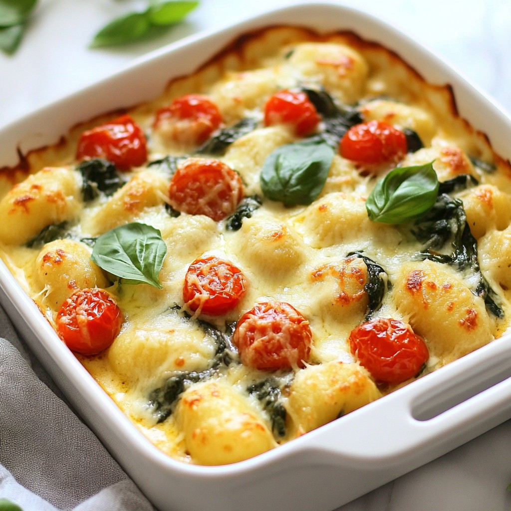 Creamy Tuscan Gnocchi Bake Lecker und Einfach Zubereiten