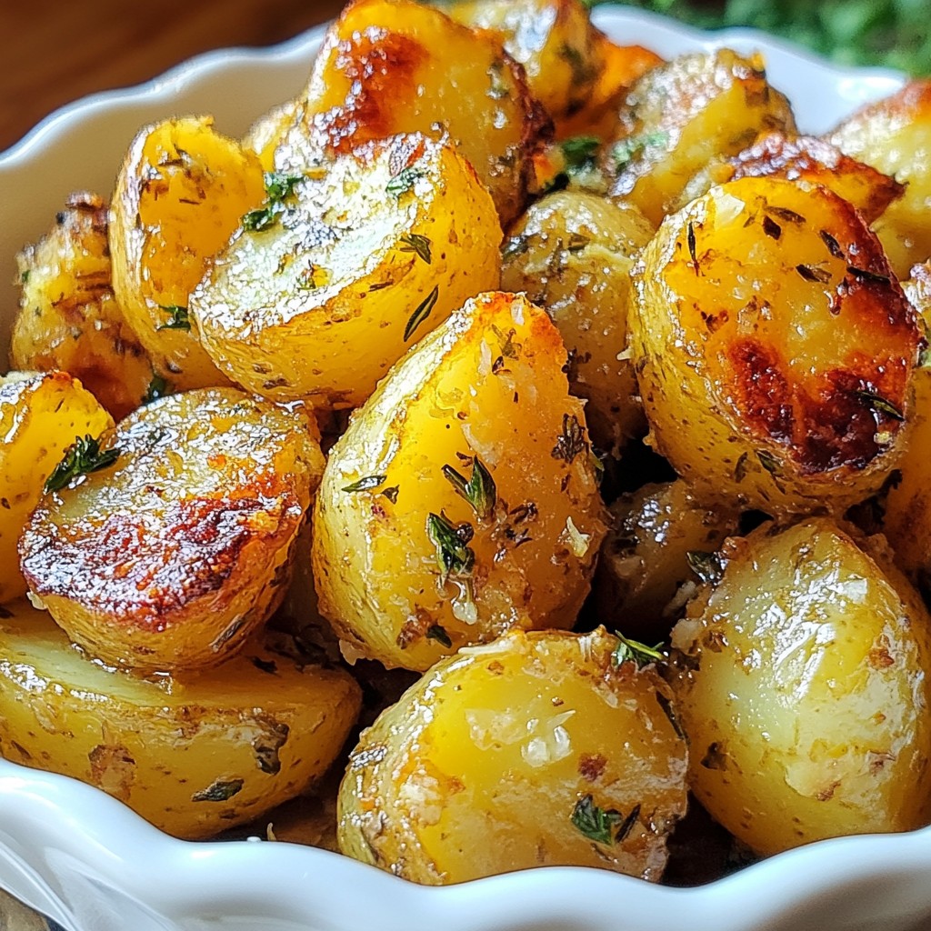 Knoblauch Kräuter Röstkartoffeln Köstliches Rezept