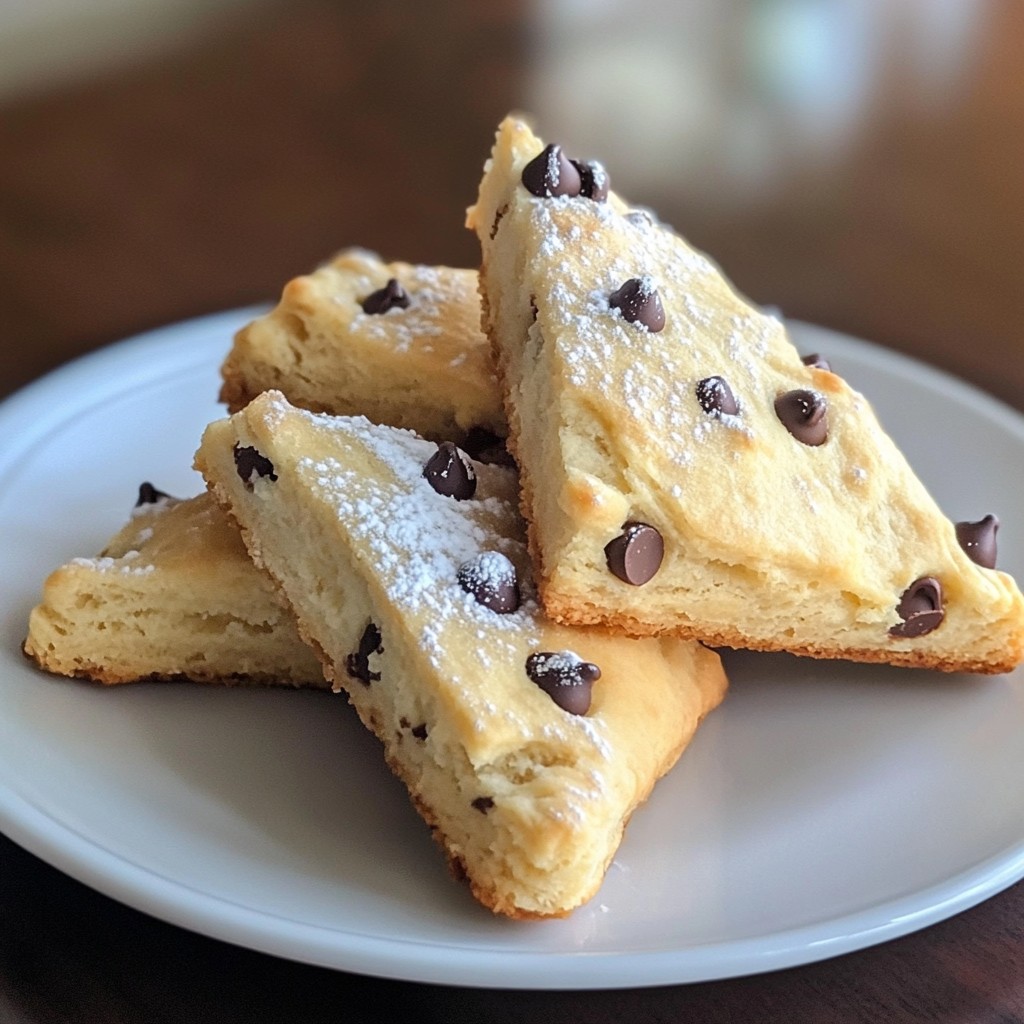 Mini Chocolate Chip Scones Schmackhafte Backidee
