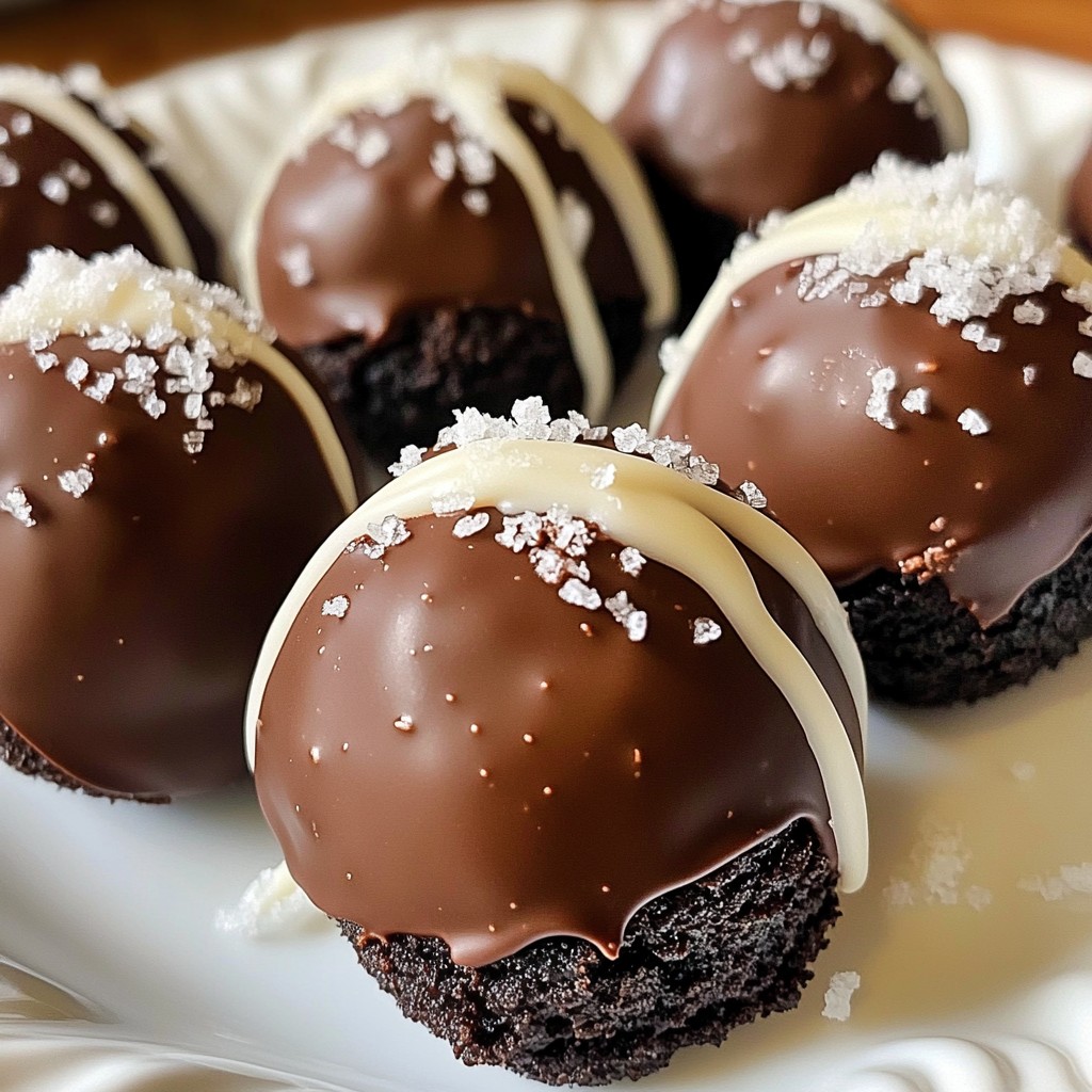 Schokoladen-Oreo-Trüffel einfache und leckere Leckerei