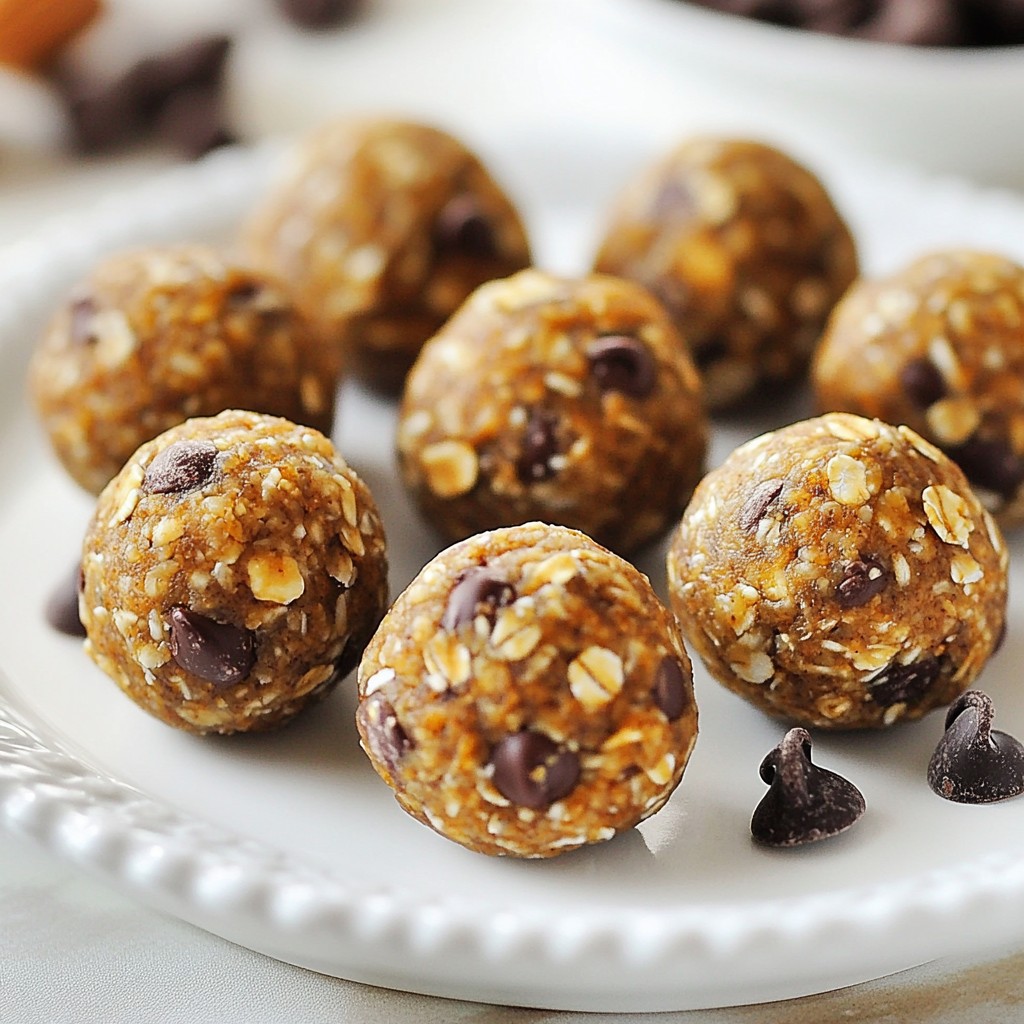 Kürbis-Gewürz Energiebällchen für gesunde Energie