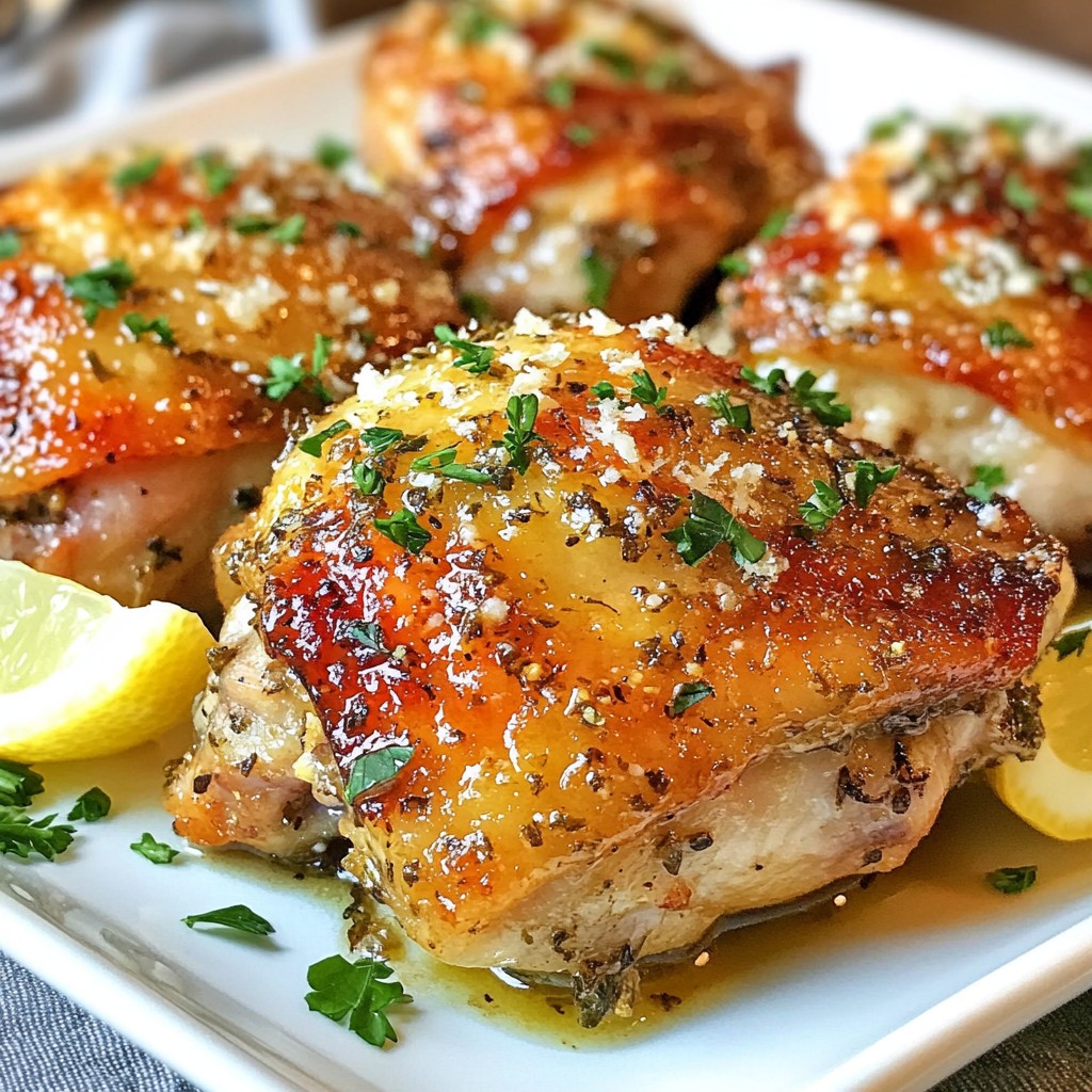 Italienisches Kräuter-Parmesan-Hähnchen knusprig und saftig