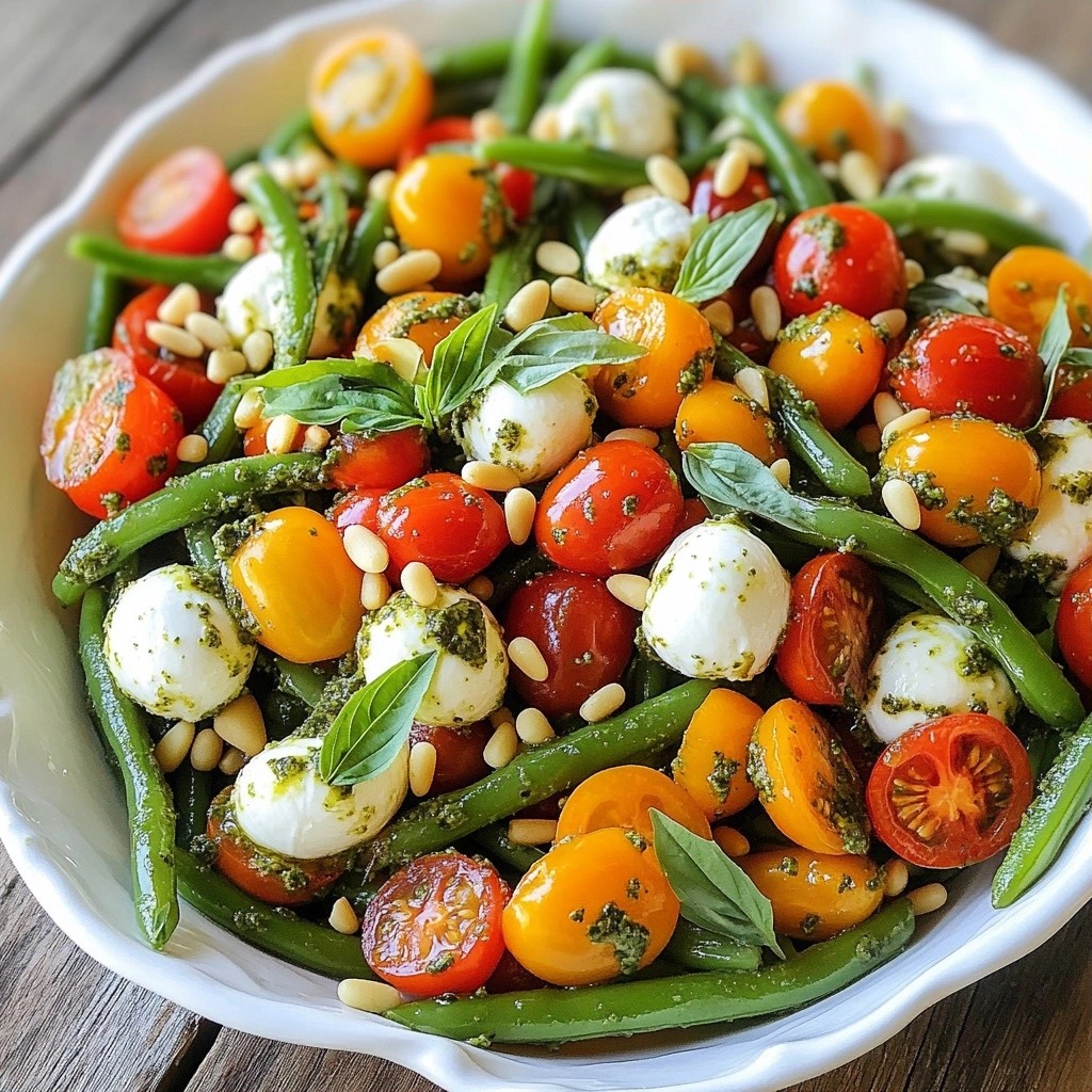 Einfaches Pesto-Grüne-Bohnen-Salat Rezept