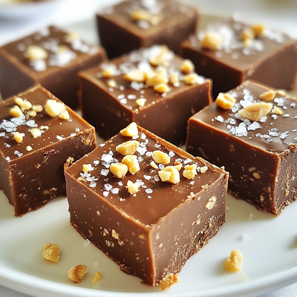 Vegan Chocolate Peanut Butter Fudge Lecker und Einfach