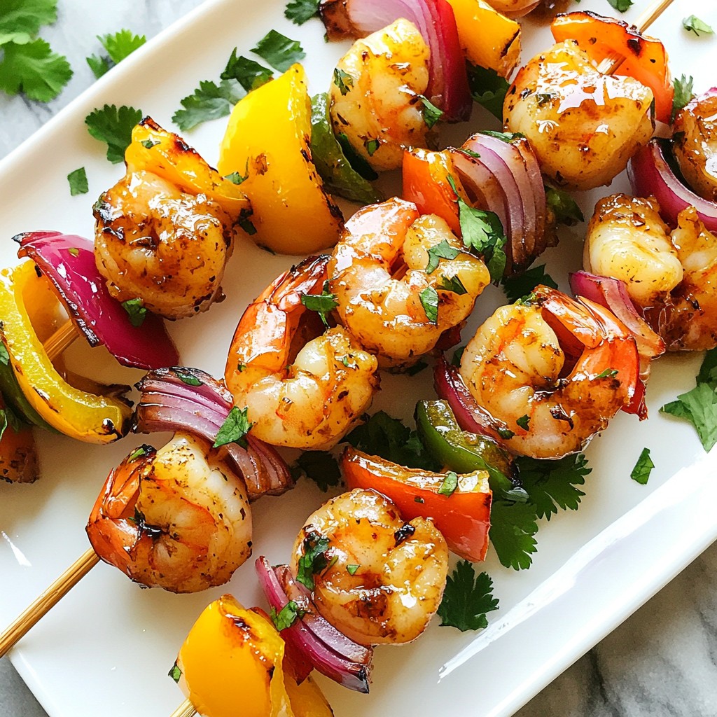 Honey Garlic Shrimp Kabobs für ein köstliches Grillfest