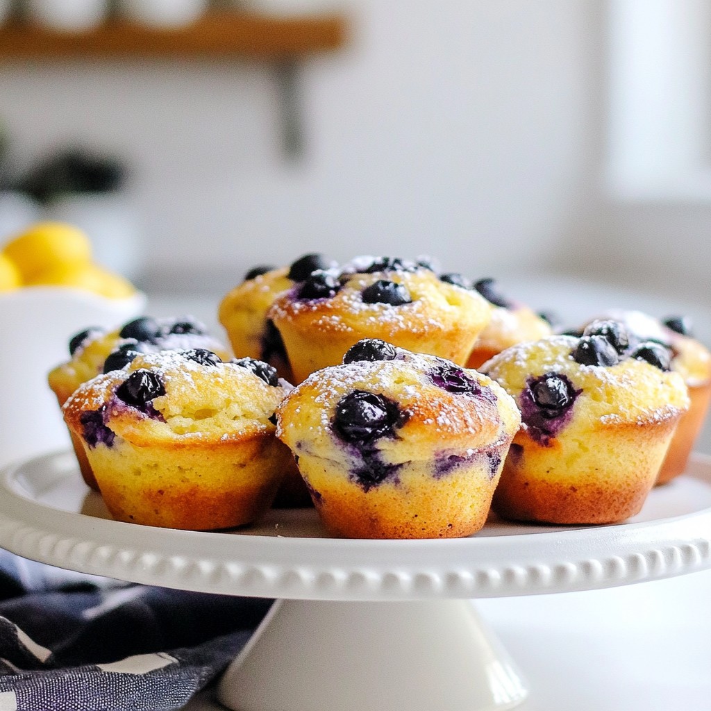Fluffy quick Blueberry Pancake Muffins für jeden Tag